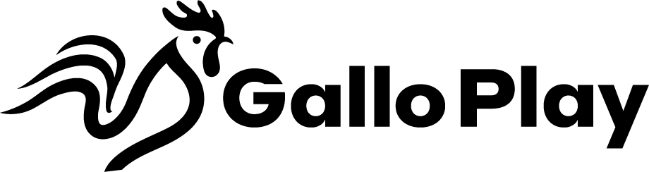 Logo GalloPlay - Negro